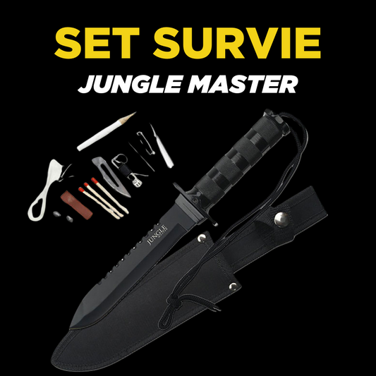 JUNGLE MASTER - Set Couteau Survie